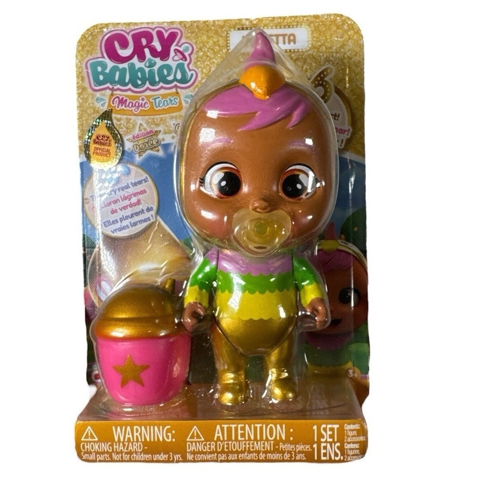Cry Babies‎ Magic Tears Golden Edition Loretta Doll & Accessories New!